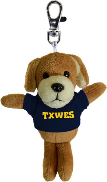 Texas Wesleyan University Rams Plush Keychain