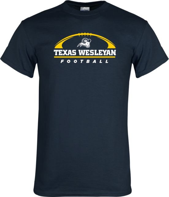 Texas Wesleyan T Shirt Football Design - ONLINE ONLY