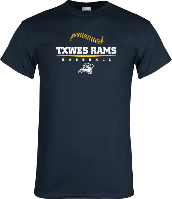 Texas Wesleyan T Shirt Baseball Design - ONLINE ONLY
