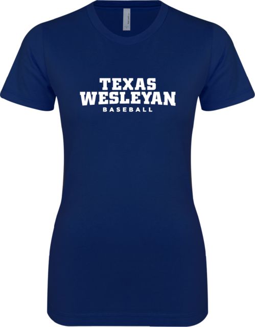 Texas Wesleyan Next Level Ladies SoftStyle Junior Fitted Tee Baseball - ONLINE ONLY