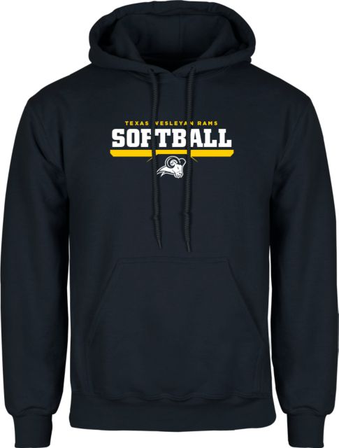 Texas Wesleyan Fleece Hoodie Softball Design - ONLINE ONLY