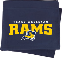 Texas Wesleyan Sweatshirt Blanket Primary Mark - ONLINE ONLY