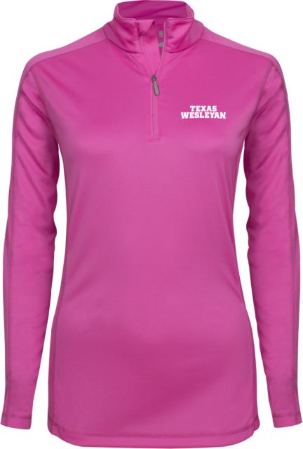 Texas Wesleyan Ladies Syntrel Interlock 1/4 Zip Texas Wesleyan - ONLINE ONLY