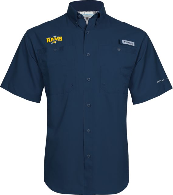 Texas Wesleyan Columbia Tamiami Performance Short Sleeve Shirt Primary Mark - ONLINE ONLY